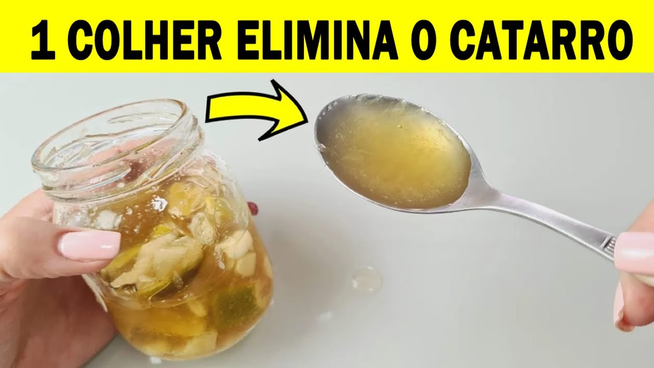 Xarope Caseiro Para Tirar Catarro do Peito, Limpar os Pulmões e Acabar ...