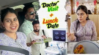 8 Months Pregnancy Growth Scan Visiting Our Gynac Lunch Date Dohnuts