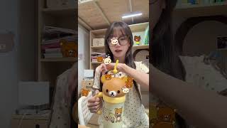 Who received the Rilakkuma water cup thermos cup Rilakkuma water cup