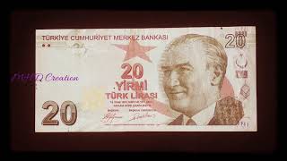 20 Turkish Lira | Currency of Turkey | INR = ₹218 Indian Rupee | Currency collection | Numismatics