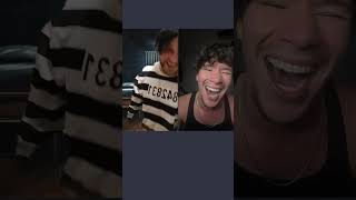 bro had a shank jk my prisoner costume prison jump suit tiktok live i entertain this guy was funny