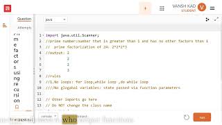 recursion of prime factors