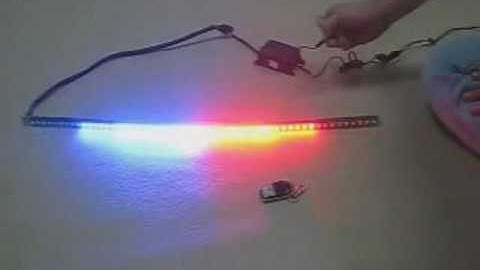 knight rider style led light scanner