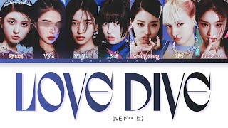 [IVE 아이브] LOVE DIVE : 7 members (You as member) Color Coded Lyrics