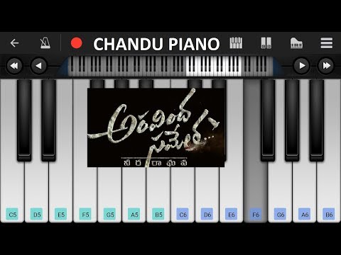 Yeda Poyinado - BGM Piano Cover | Aravindha Sametha #ASVR