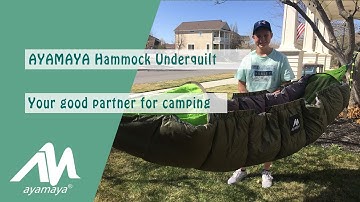 AYAMAYA Hammock Underquilt -Your good partner for camping