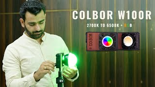 Best Video Light For Cinematography | Portable LED Light COLBOR W100R