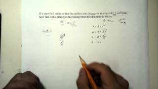 [HD] Calculus :: Related Rates Part 3