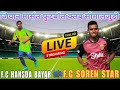 F.C SOREN STAR 🆚F.C HANSDA BAYAR//AT- SIMALJRI 💥 LIVE MATCH 2025
