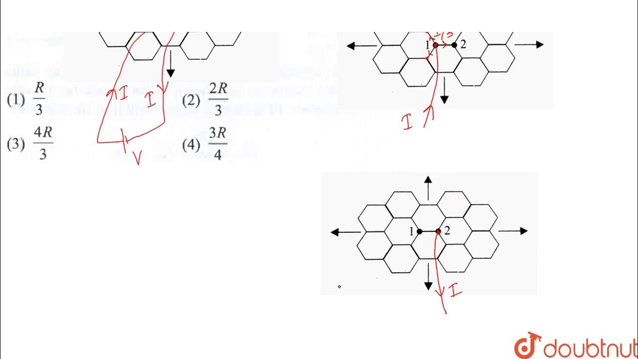 The given infinite grid consists of hexagonal cells of six resistors