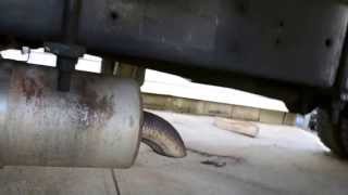 1990 GMC Topkick with 3116 Caterpillar engine running