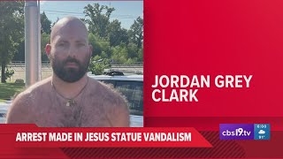 Arrest made in vandalism of Jesus statue outside Smith County Church