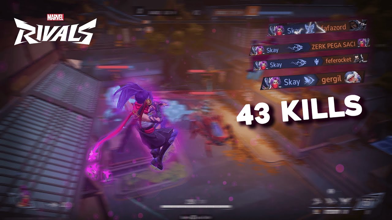 43 KILLS Psylocke - Marvel Rivals