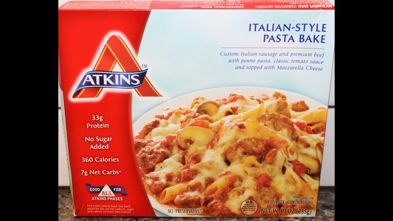 Atkins: Italian-Style Pasta Bake Review - YouTube