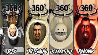 360 VR Skibidi toilet RTX vs ORIGINAL vs Otamatone vs Phonk