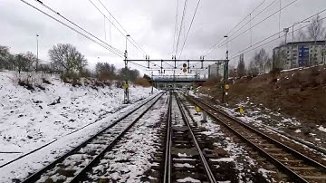 THE RETURN TRIP - 4K Train Driver’s View (Falun to Stockholm)