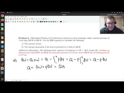 Using Residual Properties Example 1 (Chapter 5, Problem 2)