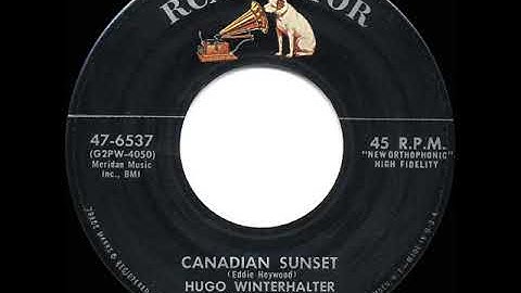Thumbnail of 1956 HITS ARCHIVE: Canadian Sunset - Hugo Winterhalter & Eddie Heywood (a #1 record)