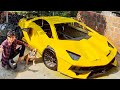 Phục hồi Lamborghini | Renovated homemade Lamborghini was abandoned outside the landfill