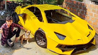 Phục Hồi Lamborghini | Renovated Homemade Lamborghini Was Abandoned Outside The Landfill