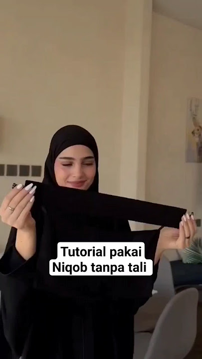 Tutorial ukhti pakai niqob simpel tanpa di ikat