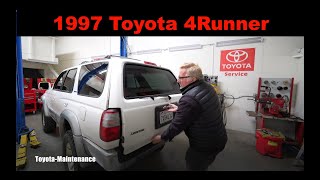 Toyota 4Runner rear hatch window stuck