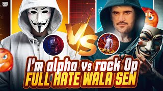 I’m alpha vs rock Op 🔥 1v1 TDM mach | full hate Wala seem | PUBG mobile | rock Op