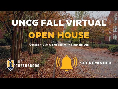 Fall Open House: Financial Aid & Scholarships