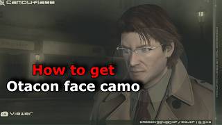 MGS4 Remaster - How to get Otacon face camo