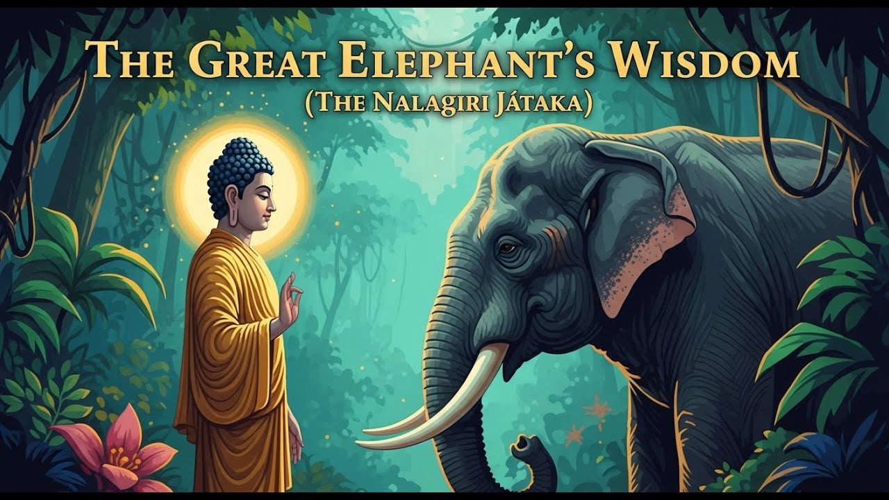The Great Elephant’s Wisdom |The Nalagiri Jātaka|