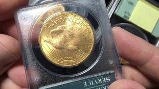 $10 Gold Eagle & $20 Double Eagles in PCGS Old Green Holders / Rattler  Guess the grade