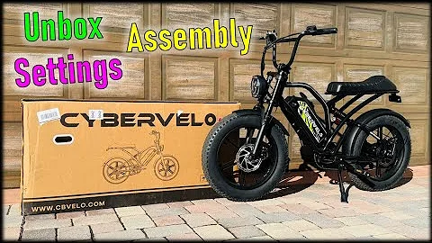 Cybervelo EK11 eBike - Unbox - Assembly - Advanced Display Settings