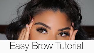 DOING MY BROWS W\/ A BROW PENCIL + GEL EASY!!!!