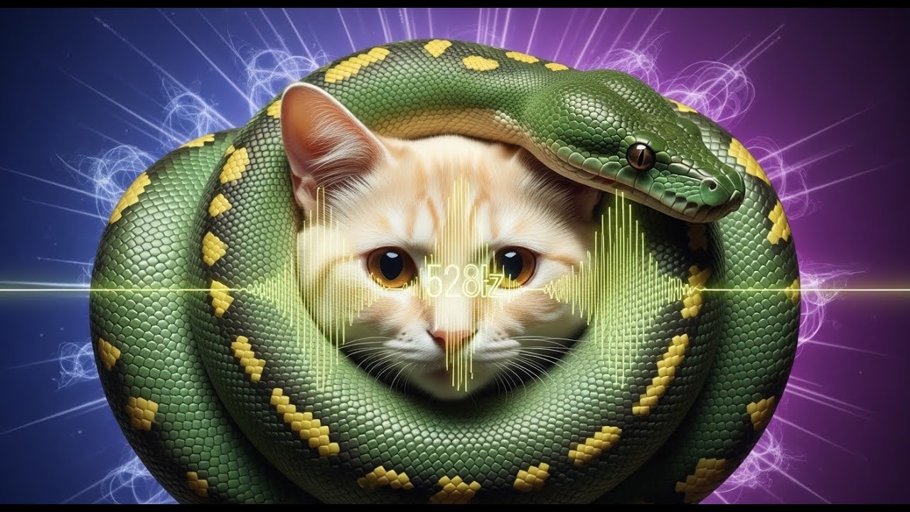 The 528Hz Cat-Python Bond: Unlocking Abundance by October 2025 - YouTube