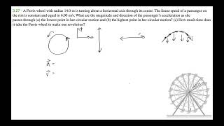 Circular Motion Ferris Wheel Problem