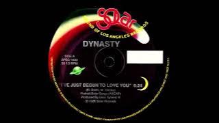 Dynasty - I've Just Begun To Love You (Dj ''S'' Rework)