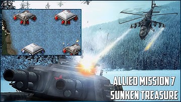 C&C RED ALERT 1 REMASTERED - Allied Mission 7 SUNKEN TREASURE on Hard