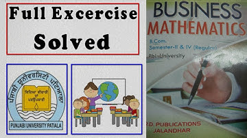 Business Mathematics | Class - 6 | Full Excercise Solved | By free KI Pathshala