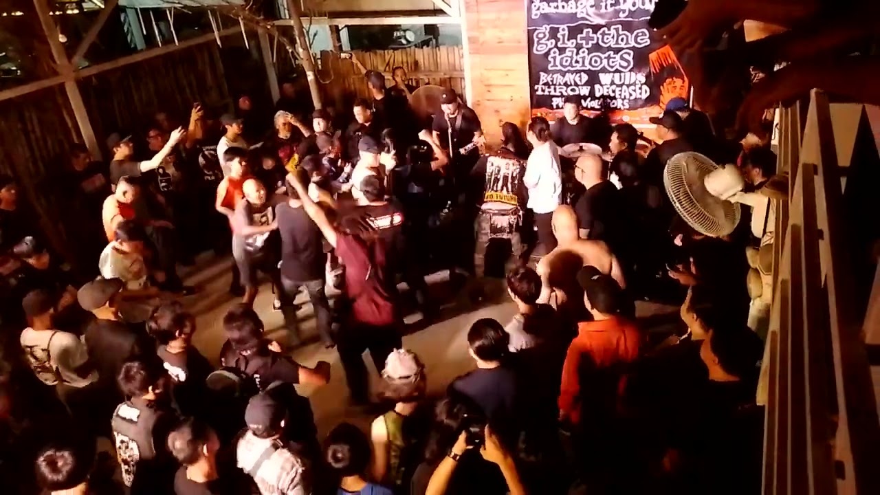 Throw ( legendary punk band from the Philippines) Live 