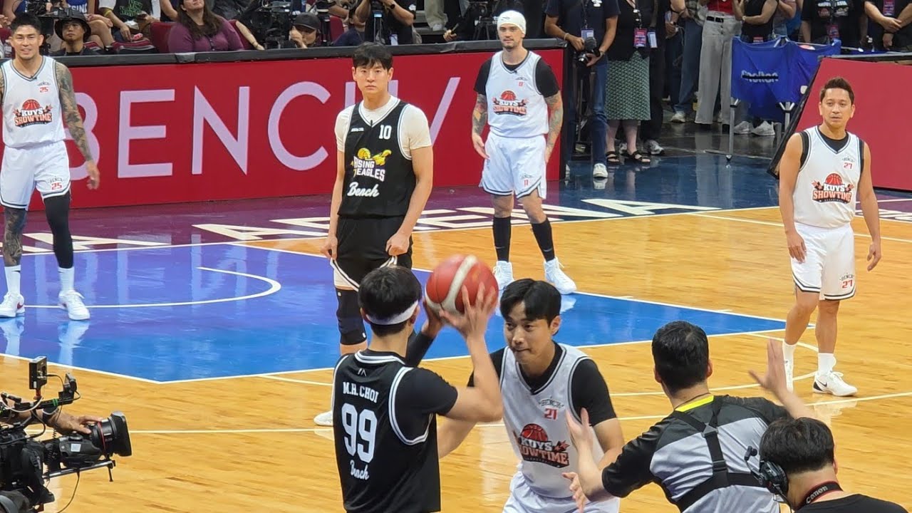 SPECIAL PLAYER Ryan Bang joins Rising Eagles vs Kuys Showtime @ Bench Shoot of Asia 😆 [15]