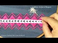 2 hand embroidery border,Borderline embroidery by Miss Anjiara Begum,सुंदर हाथ की कढ़ाई,এম্ব্রয়ডারী
