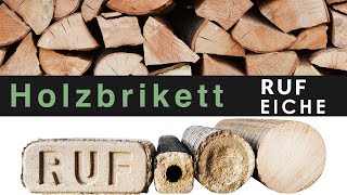 Abbrandverhalten Von Ruf Hartholzbriketts