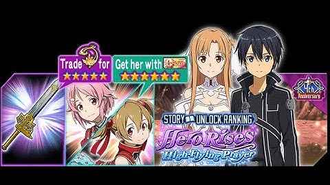 Sword Art Online Memory Defrag - Hero Rises High-Flying Prayer Event Full Story