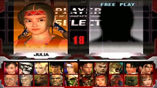 Tekken 3 Julia Chang  Tekken 3 Julia Secret Moves  Tekken 3 Julia Combos  Tekken 3 Gameplay