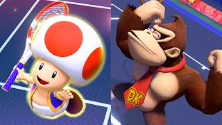 Mario Tennis Aces - Toad Vs Donkey Kong