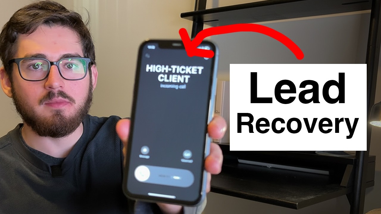 AI voice agent recovering lost leads video thumbnail