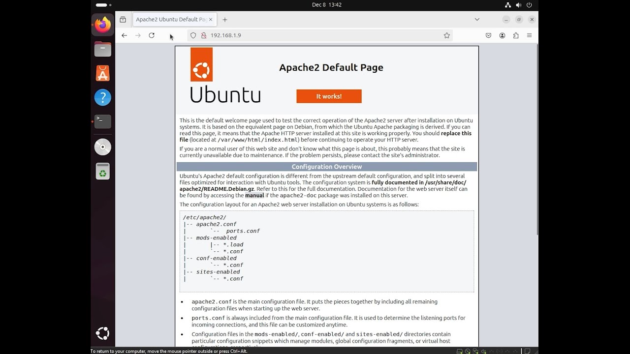 Ubuntu apache2 basic authentication web server virtualhost - YouTube