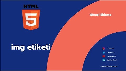 Html Dersleri 10. Html img etiketi. Html5 Eğitimleri