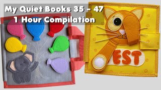 1 Hour Compilation | My Quiet Books 35 - 47