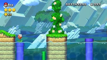 NSMBU Custom Level - Piranha Pipe Flood